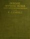 [Gutenberg 56735] • Sewage Disposal Works / Their Design and Construction